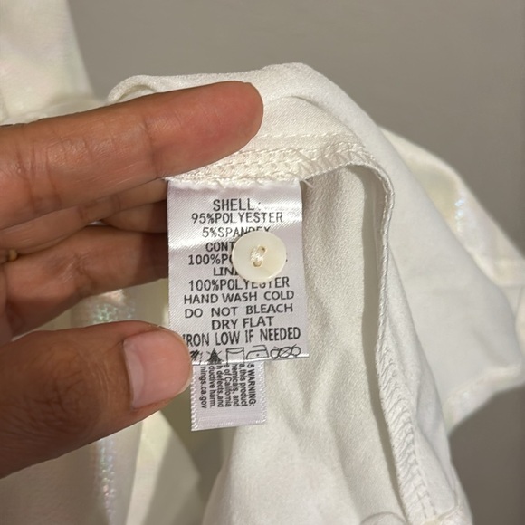 Peach Love Unicorn California White Mini Dress with Puff Sleeves Halloween - Picture 7 of 7